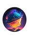 Round Paint By Numbers Volcano 40cm