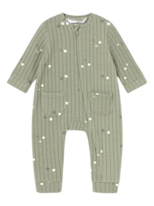 Mayoral Baby Bodysuit Long-Sleeved Green