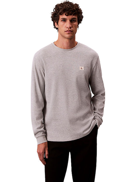 Calvin Klein T-shirt Γκρι Ανοιχτή