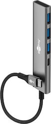 Goobay USB Hub 4 Θυρών (USB-C / USB-A) 76562