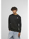 Wording Emb Sweatshirt Black