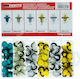 Universal Auto Kunststoffklammern Pins Set 120 Stück