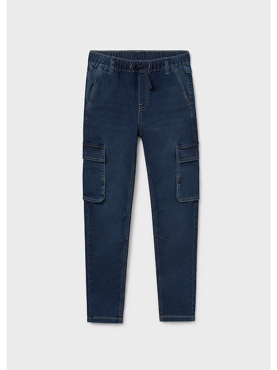 Mayoral Kids' Denim Pants Blue