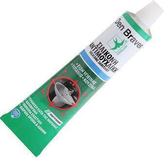 Bostik Den Braven Σφραγιστική Σιλικόνη Αντιμουχλική Λευκή 80ml 12τμχ