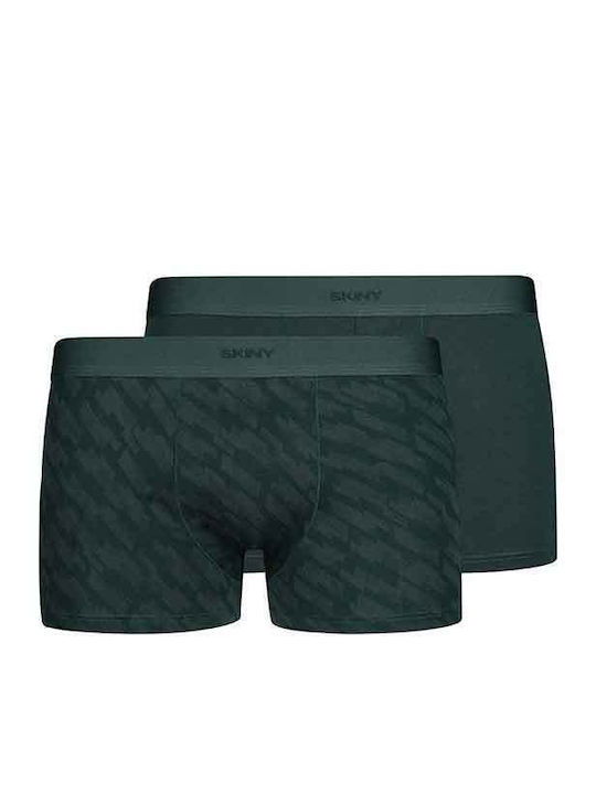 Slipuri pentru bărbați Dark Green 2Pachet