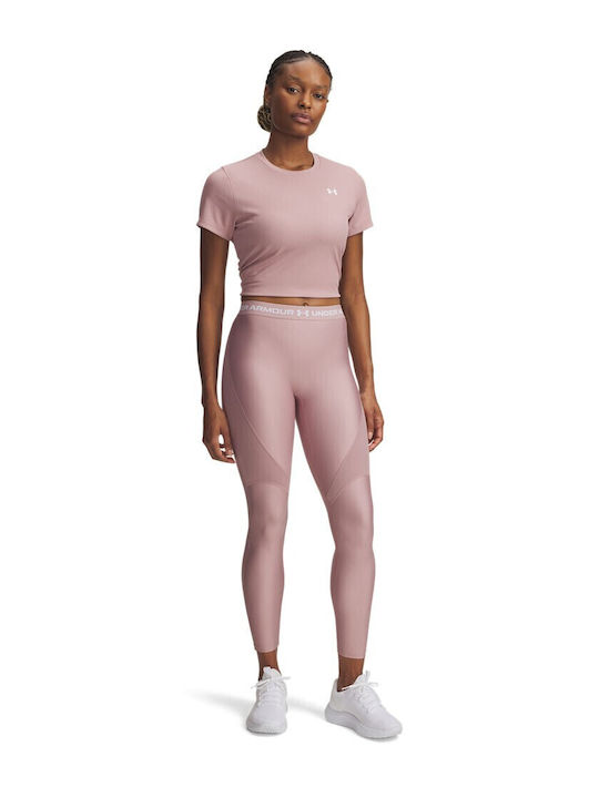 Training Women's Long Firming Leggings Pink White