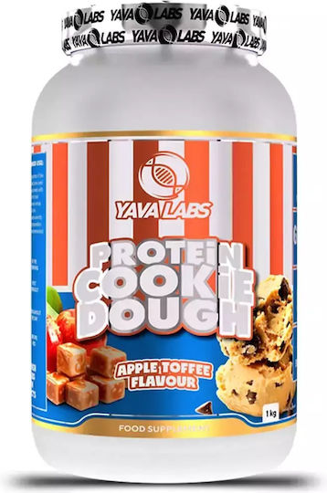 Yava Labs Protein Cookie Dough Πρωτεΐνη Ορού Γάλακτος με Γεύση Apple Toffee 1kg