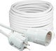 Popp mit Kabel 15m Durchmesser 3 x 1mm² Weiß