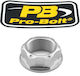 Pro Bolt Aluminum Handlebar Plate Nut Ltyokeo10s Honda Cb 1000 R Abs 08-21 Honda Nsr 125 R 93-03 Silver