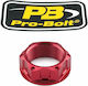 Pro Bolt Aluminum Handlebar Clamp Nut Ltyokeo40r Bmw S 1000 Rr Abs 10-24 Yamaha Yzf-r1 1000 98-14 Red