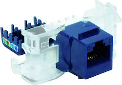 Rj45 Utp Cat 5e Keystone Jack Blue Tool-free Dcn/fa-s682mk-8-c5e