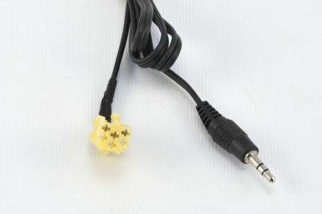 Acv Gmbh Male Jack Stereo 3.5 Mini Iso Yellow Fiat Lancia Alfa Romeo Smart 09.957