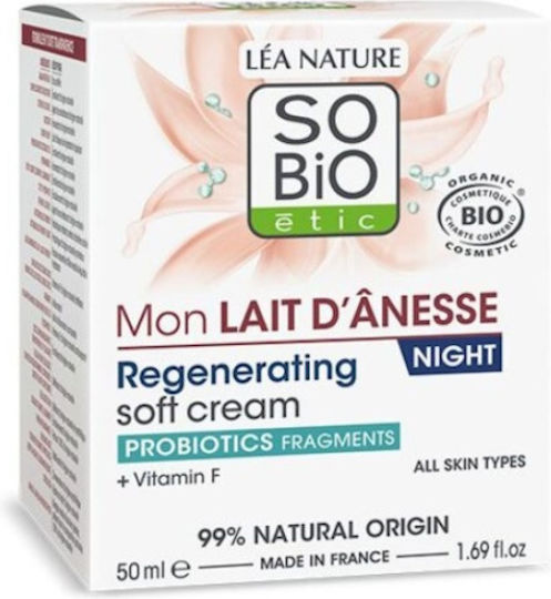 So'Bio Etic Mon Lait D’anesse Cream Face Night 50ml