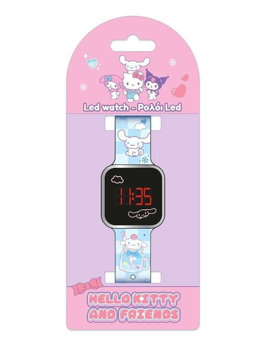 495288 Digital Kids Watch 33mm Light Blue with Rubber Strap