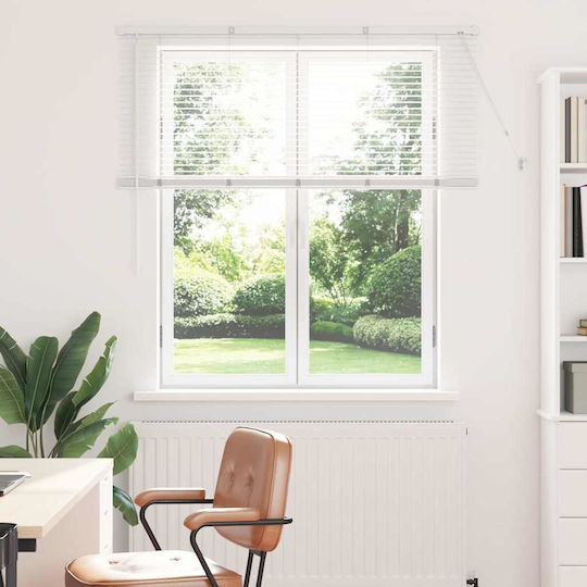 vidaXL Beschattungsrollo Aluminium in Weiß Farbe L80xH130cm vidaXL Beschattungsrollo Aluminium in Weiß Farbe L80xH130cm