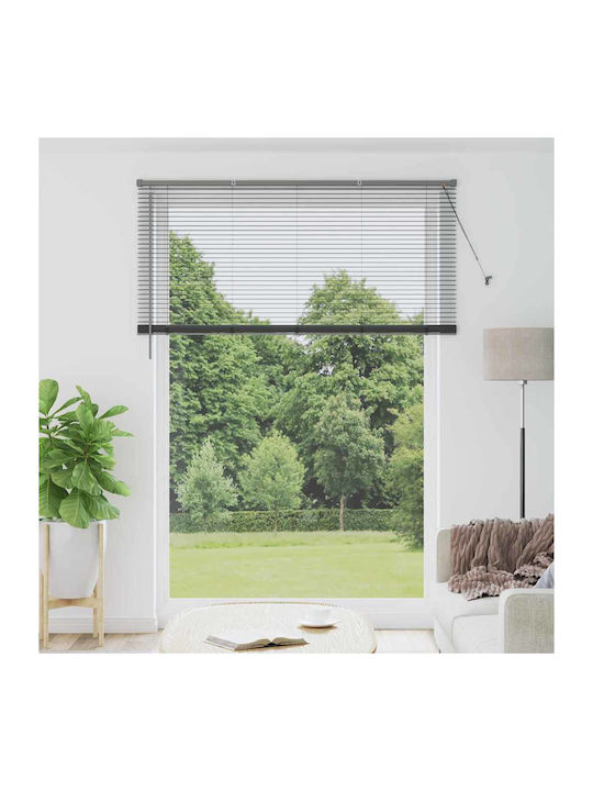 vidaXL Shade Blind Aluminum in Gray Color L155xH220cm