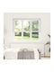 vidaXL Shade Blind Aluminum in White Color L160xH175cm
