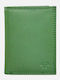 Large Leather Women's Wallet Classic Green