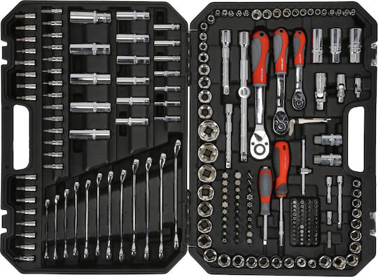 Proline Set de chei tubulare și clichet 1\2" & 3\8" & 1\4" 216buc