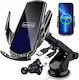 Zenwire Suport Auto Pentru Telefon Mobil Cu Carcasă Și Încărcare Wireless 15W Negru