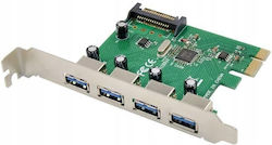 Microconnect Pcie Card 4 Usb 3.0 Ports