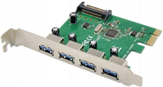 Microconnect PCIe Карта с 4 USB 3.0 Порта