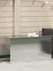 vidaXL Metallic Storage Box with Lid 100x50.5x50cm 1pcs