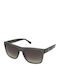 Guess Unisex Sunglasses With Grey Horn-Rimmed Frame And Grey Gradient Lens