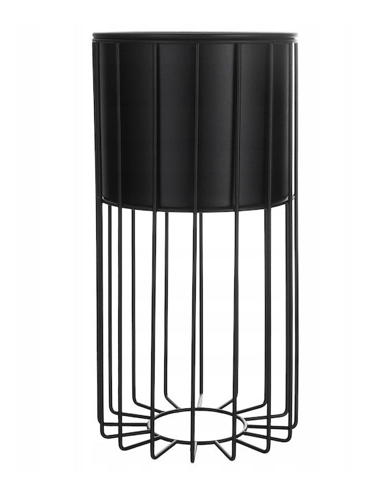 Blumentopf Metall Weiß
