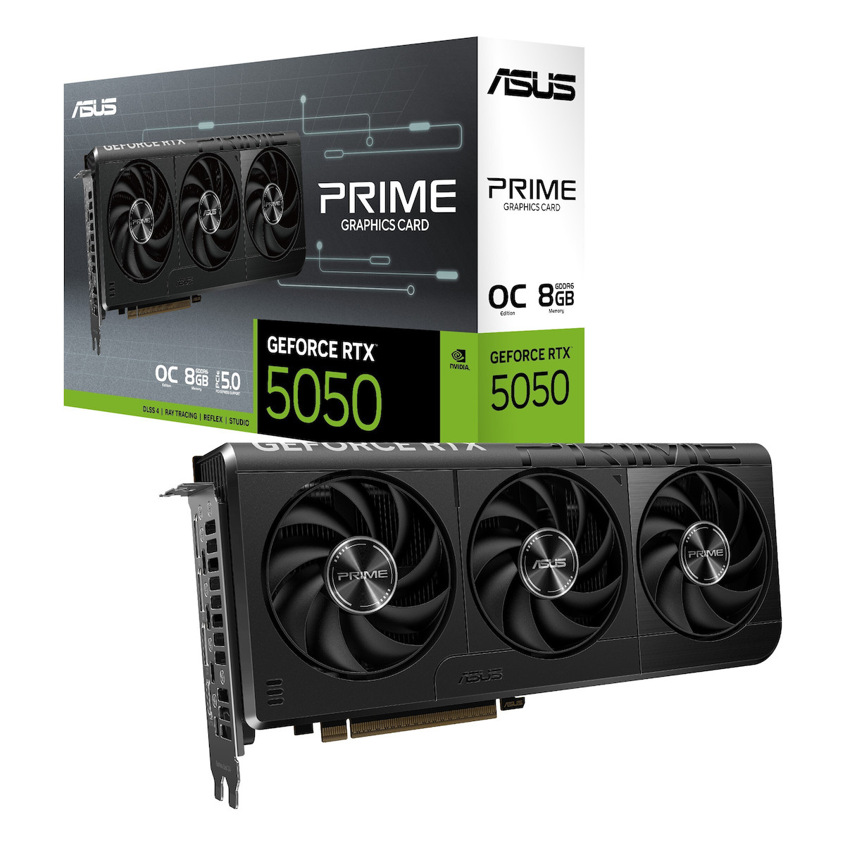 Asus GeForce RTX 5050 8GB GDDR6 Prime OC Κάρτα Γραφικών
