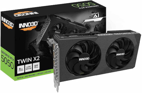 Inno 3D GeForce RTX 5050 8GB GDDR6 Twin X2 Κάρτα Γραφικών