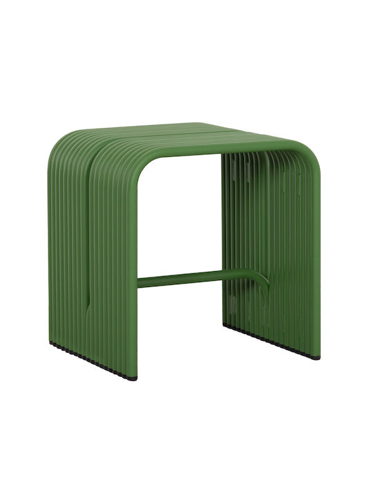 Stool For Living Room Metallic Intrepid Green 4...