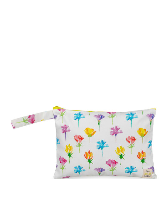Bleecker&love Wristlet U617a00797t1 Λευκο Floral Πολ Μο 71.01.003 Bag Small-blossom