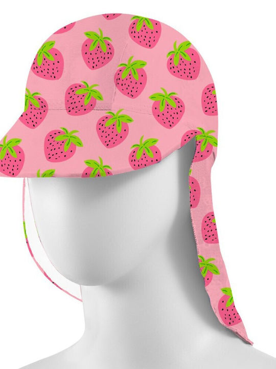 Slipstop Kids' Hat Fabric Sunscreen Pink