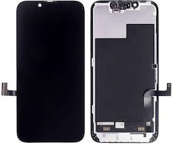 CoreParts Bildschirm OLED mit Rahmen für iPhone 13 Mini (Schwarz)