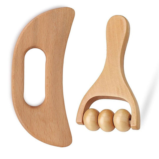 Holz Massagewerkzeuge Gua Sha & Roller Gesicht & Körper Holz Massage Set