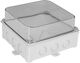 Simet Elektrisches Gehäuse für Außenmontage Wasserdicht IP67 in Gray Farbe