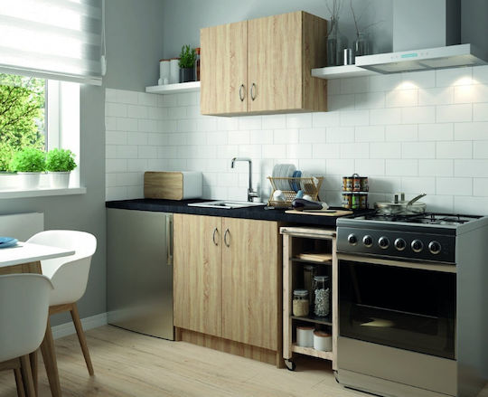 Ντουλάπι Νεροχύτη Sonoma Oak 80x50εκ.