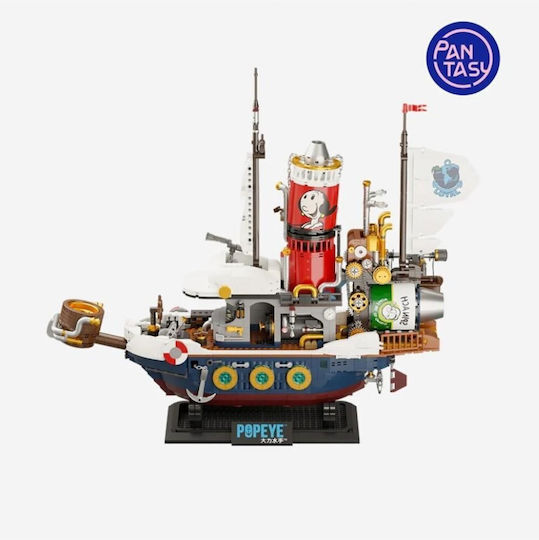 Popeye Popeye Treasure Hunt Set De Construcție Vapor Cu Aburi 48cm