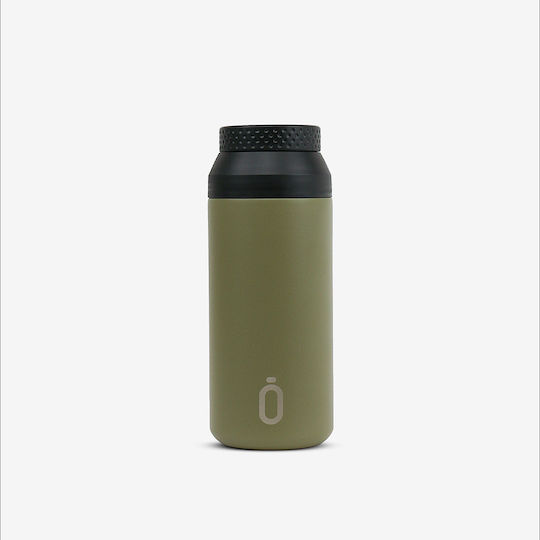 Runbott Ποτήρι Θερμός Ανοξείδωτο BPA Free 350ml Χακί