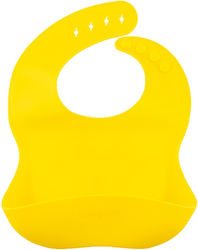 Zingies Waterproof Bib Silicone with Pocket Yellow
