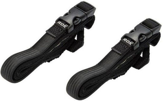 Rokstraps Stretch Strap Set Ρυθμιζόμενοι Ελαστικοί Ιμάντες Σετ 31-106cm Black