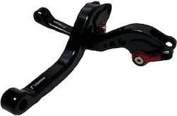 Set Manete Frână/Ambreiaj Motocicletă Manete de motocicletă ajustabile Negre M01401005