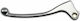 Motorcycle Clutch Lever Honda for Honda Hornet / Rebel Silver 52326