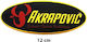 Αυτοκόλλητο Έμβλημα Akrapovic Οβάλ