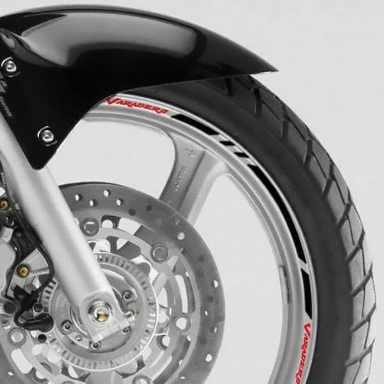 Md Honda Varadero Xlv-1000 Wheel Tape Black Red