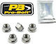 Pro Bolt Titanium Ti5spn10f 10x1.00 Gear Nuts 5 Pieces Ducati Monster 821 Abs 14-20 Ducati Panigale 959 Abs 16-19