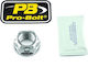 Pro Bolt Rear Wheel Axle Nut M22x1.5 Steel Lssnut22150001z2 Honda Crf 450 R 02-23 Honda Cbr 600 Rr 03-15 Unpainted