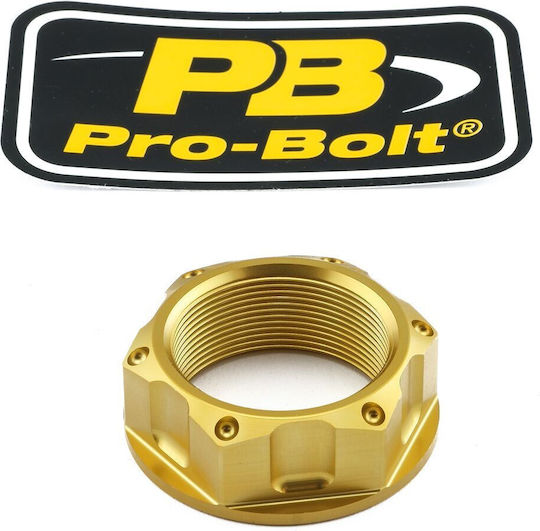 Pro Bolt Παξιμάδι Τιμονόπλακας Αλουμίνιο Ltyokeo40g Bmw S 1000 Rr Abs 10-24 Yamaha Yzf-r1 1000 98-14 Χρυσό