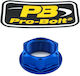 Pro Bolt Aluminum Handlebar Plate Nut Ltyokeo10b Honda Cb 1000 R Abs 08-21 Honda Nsr 125 R 93-03 Blue